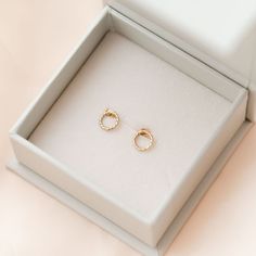 We couldn't miss adding the Circle to our family of geometric earrings but with a little sparkle! Everything comes full circle eventually. You can wear these circle of golden warmth solo or as a great addition to a second hole. Details:Location: EarlobeStyle: Minimalist/DaintyMade with: 14K Gold FilledBacks: Classic Butterfly Full Circle, Geometric Earrings, The Circle, Post Earrings, Gold Filled, 14k Gold, Sparkle, Gold, Pink