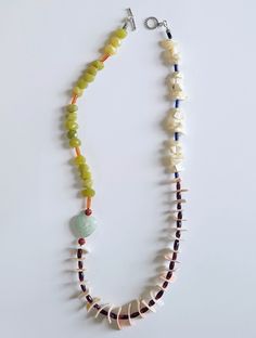 Tube Bead Necklace, Multicolor Carnelian Hand-strung Jewelry, Long Jade Gemstone Bead Necklace, Bohemian Single Strand Jade Beaded Necklace, Long Jade Necklace With Gemstone Beads, Bohemian Single Strand Jade Jewelry, Lariat Necklaces With Polished Beads For Jewelry Making, Bohemian Rondelle Necklaces For Jewelry Making, Multicolor Carnelian Necklaces With Polished Beads