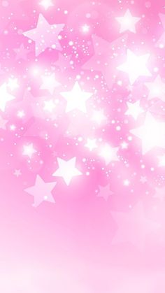 pink background with white stars on the left side and light blue sky in the middle