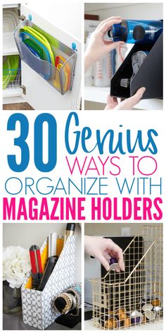 the top ten genius ways to organize with magazine holders