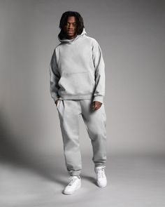 Elevating our iconic Drop Shoulder Hoodie, we introduce a cropped option for those seeking a versatile layering piece that allows for a relaxed fit or a shorter top for better proportions when creating outfits. 100% Cotton 400 GSM Relaxed cropped boxy fit with drop shoulders Machine wash cold / hang to dry (recommended) Male model is 6'1 wearing size L Female model is 5'10 wearing size M