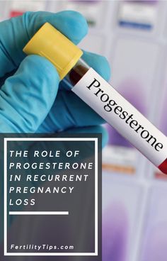 the role of progesterone in recurrency is less than possible