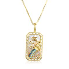 Know your strengths, never forget who you are. Our exclusive Zodiac Amulets are carefully hand-carved with Mother of Pearl inlay set in a pave frame with colorful gems unique to each sign. These double-sided pendants also include personalized fierce features engraved on the back to remind you of your own unique traits. Zodiac Sign Medallion Necklace Amulet, Zodiac Sign Medallion Amulet Necklace, Celestial Zodiac Sign Pendant Jewelry, Zodiac Sign Amulet Necklace With Round Pendant, Zodiac Sign Amulet Pendant Necklace, Symbolic Zodiac Sign Pendant Necklace, Celestial Zodiac Sign Pendant Necklaces, Celestial Zodiac Sign Pendant Necklace, Celestial Zodiac Pendant Necklace