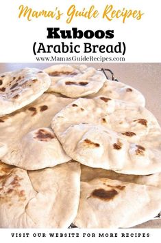 Khubz Recipe, Pita Bread Recipe, Baking Bread Recipes, Egyptian Food, Flatbread Recipes, Eastern Cuisine