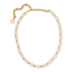 Material: Brass, Genuine Rice PearlsFinishes available: 14K Gold Plating + ecoatMicro Rolo Chain links measure: 5.5mmPearls measure 7-8mmBeads measure 6mm Necklace measures 12” + 5” extender.Necklace is meant to be choker length or can be worn as a necklace.*Every necklace is one-of-a-kind piece, as each pearl is shaped uniquely by nature. Please note we carefully choose the pearls to ensure they closely resemble the product photo. Handcrafted with love in the US Rice Pearls, 8mm Beads, Pearl Choker Necklace, Gold Choker Necklace, Chain Links, Demi Fine Jewelry, Anklet Bracelet, Pearl Choker, Anklet Jewelry