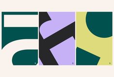 the number five is shown in three different colors and font styles, including green, yellow, purple, and black