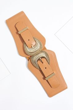 Double buckle closureStretch bandFaux leather detailImported Stretch Belt, Bead Leather, Shells, Buckle, Plus Size, Leather