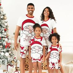 Product Introduction: Celebrate Christmas with your family in style with our adorable matching outfits. Fabric: Made of 95% polyester and 5% spandex. Care Instruction: Machine washable in cold water, do not bleach, and iron on low heat. Key Features: * Please add each size separately to your shopping cart * Piece of product: 1 set each size (1 top and 1 Shorts set, or jumpsuit for baby) * Festive holiday prints featuring Santa Claus, penguins, bears, and snowmen * Soft, stretchy, and breathable Short Sleeve Christmas Pajamas, Kids Christmas Pjs, Christmas Pajamas Family, Christmas Pjs Family, Family Pjs, Christmas Pj, Family Pajama Sets, Matching Pjs, Matching Christmas Pajamas