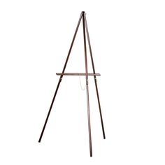 an easel is standing upright on a white background