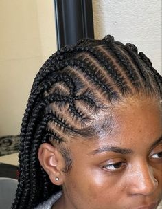 Cornrows Natural Hair, Cabello Afro Natural, Short Box Braids Hairstyles, Beautiful Black Hair, Big Box Braids Hairstyles, Goddess Braids Hairstyles, Quick Natural Hair Styles, Braided Cornrow Hairstyles, Cute Box Braids Hairstyles