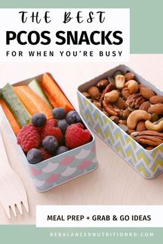 Simplify your PCOS meal prep with snacks that are quick, healthy, and energy-packed. From high-protein options to low-sugar choices, this list supports weight loss, fertility and makes staying on track with a PCOS diet easier than ever.