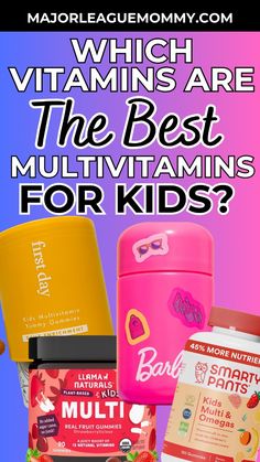 Looking for reliable multivitamins for your kids? From gummies to chewables, this guide covers the most popular options to support your child’s wellness. Check out the list on Major League Mommy and get equipped with the facts you need to make an informed decision! Kids Multivitamin, Vitamin Brands, Best Multivitamin, How Much Sugar, Organic Supplements, Refill Pouch, Kids Healthy, Gummy Vitamins, Vitamins For Kids