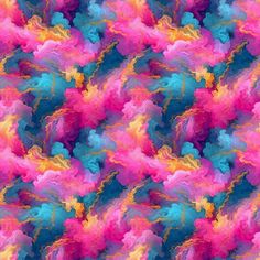 an abstract background with many colors and shapes