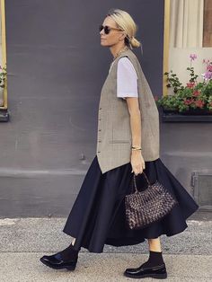 Maxi Vest, September Outfits, Scandi Style, Looks Style, Mode Inspiration, Primavera Estate, Look Fashion