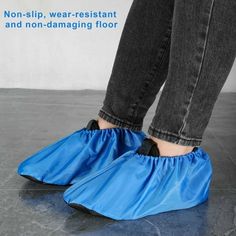 Description: Introducing our waterproof shoe covers, designed to keep your shoes protected in various environments. The breathable mesh material ensures comfort without deformation, while the anti-slip plastic drop process provides durability and floor protection. These shoe covers feature high-elastic rubber bands for a secure fit that won't easily come off. With universal sizing suitable for teens and adults, these shoe covers are versatile for both men and women. The elastic cuffs allow for e Medical Safety, Boot Covers, Occupational Health And Safety, Waterproof Shoes, Shoe Covers, Rain Boot, Safety Shoes, Mesh Material, Rubber Bands