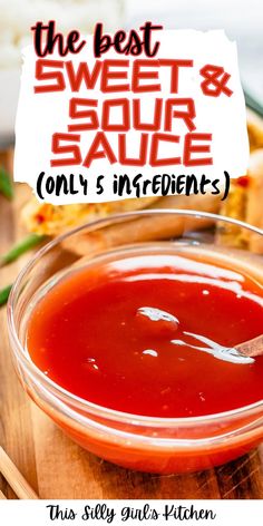 the best sweet and sour sauce only 5 ingredients