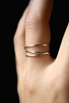 Sterling Silver Wraparound ring Gold Flower Ring, Silver Wrap Ring, Woven Ring, Flower Engagement Ring, Stack Ring, Silver Stacking Rings, Ring Emerald, Wrap Ring, Hammered Sterling Silver