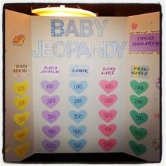 a baby jeepary board with hearts and numbers on it's sides,