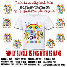 this is a digital file for children's t - shirts