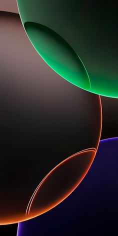 an iphone wallpaper with different colors and shapes