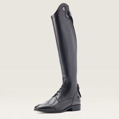 Ravello Tall Riding Boot Elegant Knee-high Riding Boots, Luxury Calf Leather Riding Boots, Elegant Leather Riding Boots, Luxury Fitted Snip Toe Boots, Luxury Riding Boots With Leather Sole, Elegant Leather Sole Knee-high Boots For Riding, Fitted Riding Boots With Leather Sole, Luxury Snip Toe Boots For Galas, Elegant Fitted Riding Knee-high Boots