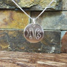 Sterling Silver Necklace - 7/8"- Inital Necklace - Personalized - Monogrammed Necklace - Bridesmaids Gift by tiposcreations on Etsy https://www.etsy.com/listing/95284173/sterling-silver-necklace-78-inital 8 Bridesmaids, Fingerprint Necklace, Monogram Earrings, Monogram Bracelet, Handwriting Jewelry, Signature Necklace, Name Necklaces, Infinity Jewelry, Fingerprint Jewelry