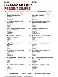 a printable exam sheet for the english speaking test