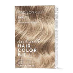 PRICES MAY VARY. Madison Reed Radiant Hair Color delivers gorgeous, lasting, high-quality hair color with 100% gray coverage. Made with ingredients you can feel good about, this is the first ever Smart 8-Free permanent hair color, free of ammonia, parabens, resorcinol, PPD, phthalates, gluten, SLS, and titanium dioxide. Enriched with hair-loving nutrients keratin, argan oil, and ginseng root extract to protect and pamper your hair. For best results, stay within two shades of your natural color. Ginseng Root, Madison Reed, Gray Coverage, Permanent Hair Dye, Color Kit, Permanent Hair Color, Hair Dye, Argan Oil, Keratin