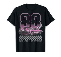 PRICES MAY VARY. Officially Licensed Back To The Future Apparel 20NVBF00003A-001 Lightweight, Classic fit, Double-needle sleeve and bottom hem Back To The Future Shirt, Back To The Future Delorean, Jersey Numbers, Shirts Cute, Back To The Future, To The Future, Branded T Shirts, The Future, Top Styles