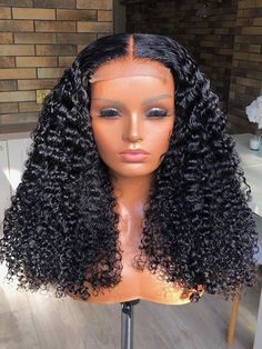 5x5 Lace Closure Wig, Textured Curly Hair, Natural Hair Wigs, Brazilian Remy Hair, 100 Human Hair Wigs, Full Hair