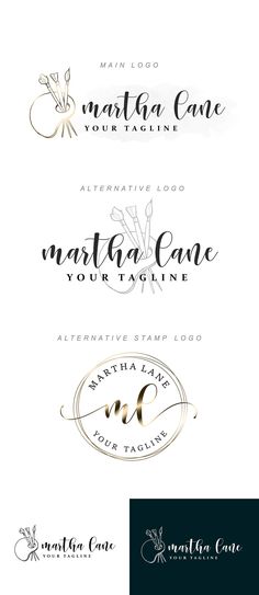 the logo design for martha cane