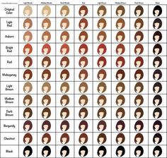 Hair School, Haircut Types, Different Hair Colors, Different Hair