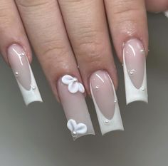 Classy White Nails, Frenchies Nails, Acrylic Nails White, Acrylic Nails Nude, Gold Acrylic Nails, Halloween Acrylic Nails, Casual Nails