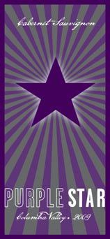 the purple star logo on a purple background