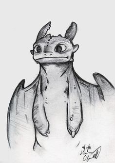 a black and white drawing of a dragon with wings on it's head, wearing a scarf