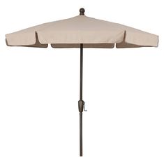 an open umbrella on a white background