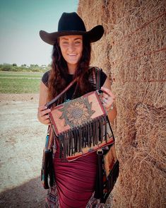 Gorgeous tooled sunflower crossbody saddle blanket purse- leather strap, leather patch, and deer hide soft leather fringe 12x12 purse Western Brown Bag With Fringe, Brown Western Bag With Fringe, Bohemian Brown Bags With Concho, Western Style Bags With Fringe For Everyday Use, Western Style Fringe Bags For Everyday Use, Western Style Fringed Bags For Everyday Use, Country Style Brown Bag For Everyday Use, Bohemian Leather Bag With Concho, Tooled Sunflower