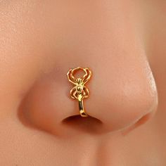 This Unique Piece Is A Wonderful Addition To Your Wardrobe And Your Style; Sure To Get Lots Of Compliments! Cuff Is Easy To Use And Requires No Piercing; Just Slips Right On! Great For Halloween Or Anytime! Gshmdn00f00m4ek Funky Nose Ring, Piercing Claims, Unique Nose Rings, Rose Gold Cuff Bracelet, Faux Nose Ring, Piercing Chart, Nose Piercings, Brighton Bracelets, Gold Nose Rings