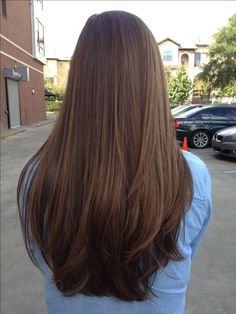 Long Straight Layered Hair, Straight Haircuts, Longer Hair Growth, Straight Layered Hair, Long Brown Hair, Michelle Williams, Trendy Hair