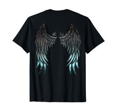 PRICES MAY VARY. angel, wings, fly, empower, free, cotton, spirit, positive men, women, youth, tshirt, casual, merch, freedom Lightweight, Classic fit, Double-needle sleeve and bottom hem Cute Angel Wings, Angel Wings On Back, Back Angel, Wings On Back, Cute Angel, Dark Wings, Original Clothes, Men Fits, Angel Wings