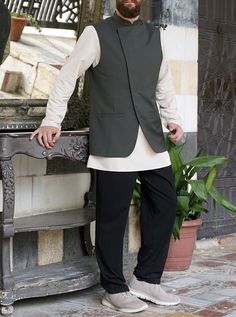 Open mandarin collar Angled crossover buttoned front 2 horizontal front welt pockets Fully lined Item Code: mW0901 Model is 168cm (5 feet 6 inches) and wearing size M Semi-formal Long Sleeve Nehru Jacket For Spring, Semi-formal Stand Collar Outerwear With Hidden Buttons, Semi-formal Outerwear With Hidden Button And Stand Collar, Stand Collar Vest For Workwear In Fall, Semi-formal Outerwear With Hidden Button Stand Collar, Winter Nehru Jacket For Workwear With Long Sleeves, Semi-formal Long Sleeve Nehru Jacket For Fall, Casual Fitted Nehru Jacket For Spring, Fitted Nehru Jacket With Stand Collar For Fall