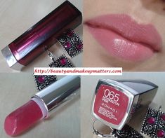 Maybelline Color Sensational Lipstick Hooked On Pink Review, Swatches, LOTD Maybelline Color Sensational  range has a huge variety of shades and some of th Maybelline Color Sensational Lipstick, Maybelline Color Sensational, Lipstick Kit, Makijaż Smokey Eye, Lipstick Swatches, Drugstore Makeup