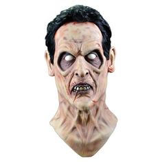 an adult male zombie mask with black hair