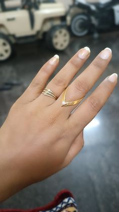 Pradanam Ring Designs, Modern Gold Jewelry Unique, Gold Vanki Ring Designs, Vanki Designs Jewellery, Gold Cuff Ring