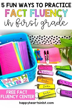 Addition Fact Fluency in First Grade First Step Teach Addition Strategies to help students be flexible problem solvers How To Teach Math, Fact Fluency Games, Centers First Grade, Addition Fact Fluency, Fluency Games, Math Fact Practice, Teaching Addition, Math Rotations