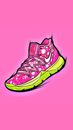 Shoe Wallpapers Iphone, Computer Wallpaper Pink, Jordan Shoes Wallpaper, Cool Basketball, Nike Kyrie 5, Nike Logo Wallpapers, Star Poster