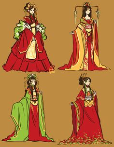 Clothing Design Sketches, Poses References, Jive, Fashion Design Drawings, Chinese Clothing, Drawing Clothes, Chinese Dress, Drawing Tutorials, Fantasy Clothing