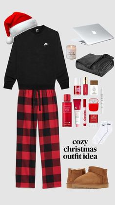 Comfy Preppy Outfits Winter, Christmas Outfit Teens, Preppy Christmas Outfits, Cute Christmas Outfits For Teens, Preppy Movies, Christmas Cozy Outfit, Xmas Fits, Christmas Outfits Teens