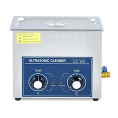 the ultrasonice cleaner machine is on display