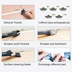 the instructions on how to use an ironing tool for woodworking and other crafts